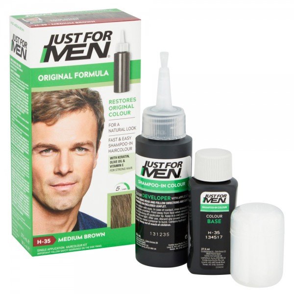 JUST FOR MEN COLOR ŠAMPON - SMEĐI