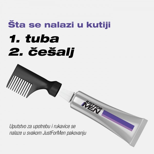 JUST FOR MEN TOUCH OF GRAY - CRNI