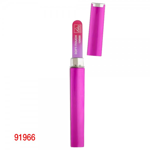 STAKLENA TURPIJA U FUTROLI 14cm ROZE