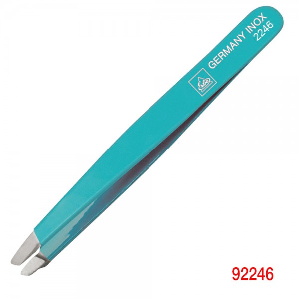 BECKER PINCETA ZAOBLJENA 9,5cm TIRKIZNA